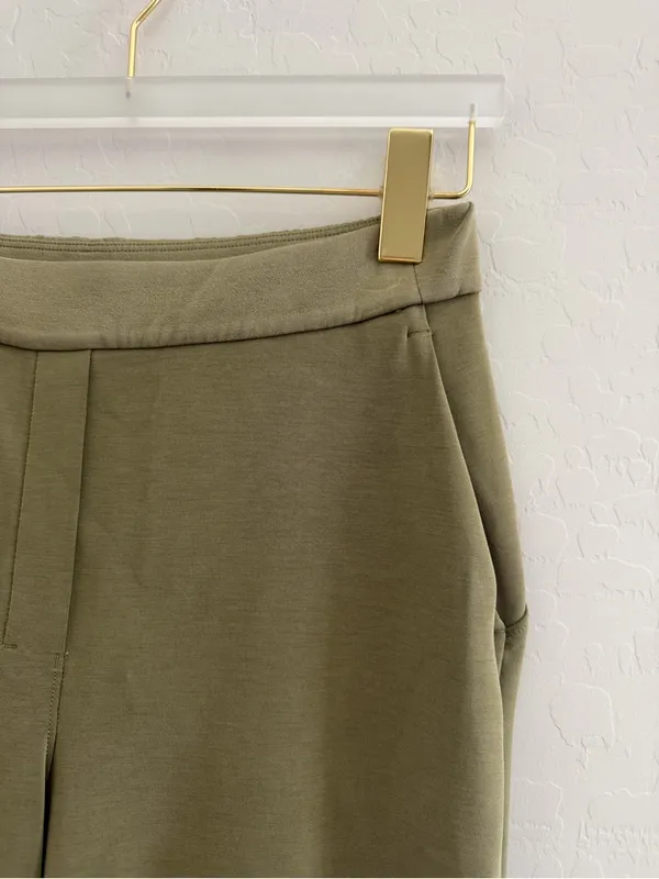 Lululemon Athletica Softstreme Relaxed High Rise Bronze Green Jogger Pants Sz 6 - Image 7
