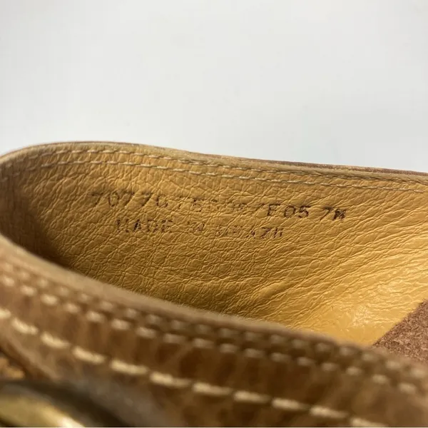 Vintage Frye‎ Charlotte ring leather mules clogs size 7 - Image 13
