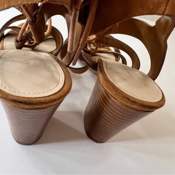 Marc Fisher Paradox Gladiator‎ Lace Tie Sandals Size 6.5 Boho Lace Up strappy - Image 7