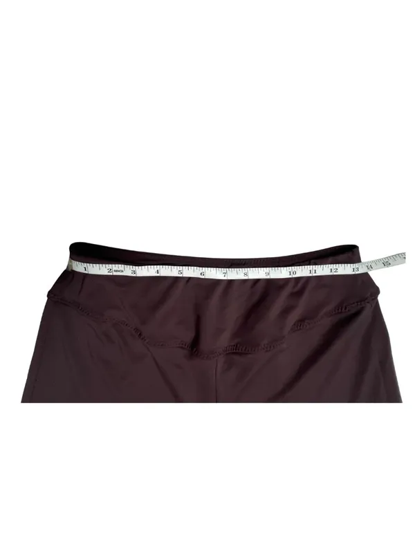 Brown Wide Leg Yoga Lounge Pants Size L - Image 9