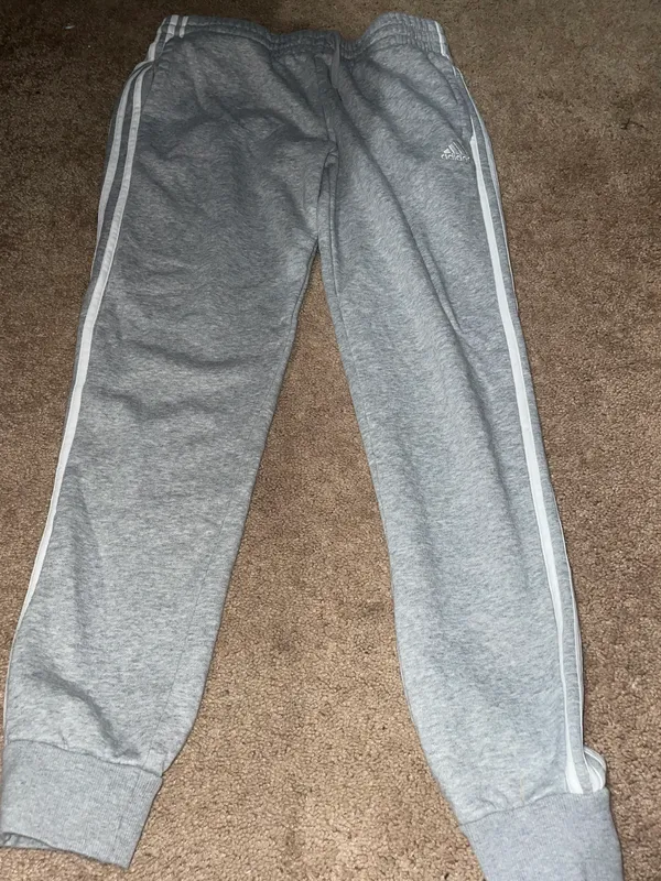 Adidas Gray Sweatpants - Image 4