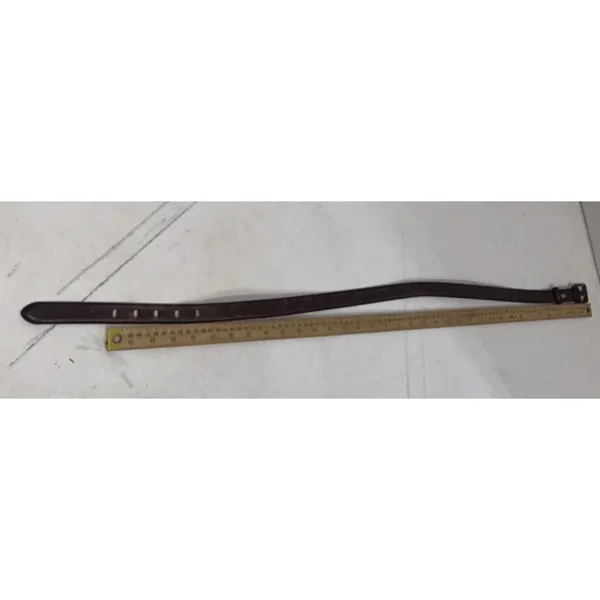 Lauren Ralph Lauren Brown Italian Leather RLR Leather Buckle Belt Womens Medium - Image 10