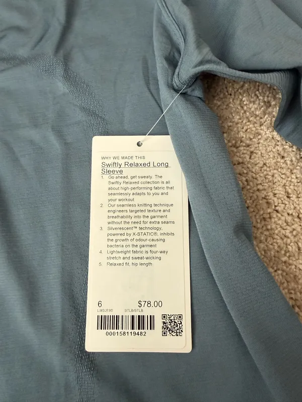 Lululemon Swiftly Relaxed Long Sleeve - Image 4
