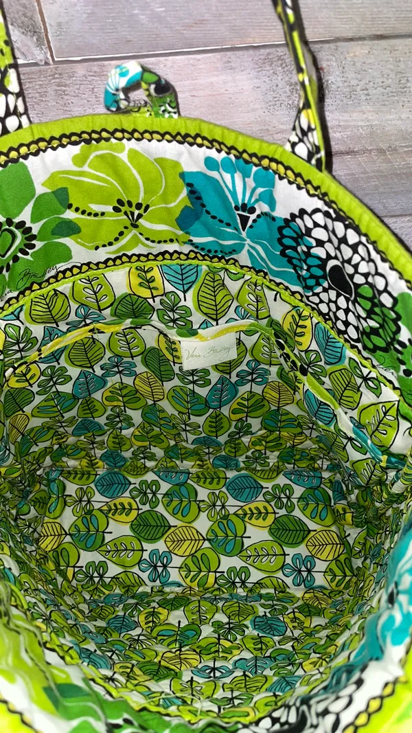 Vera Bradley "Lime's Up" Retired pattern Tote Bag. - Image 2