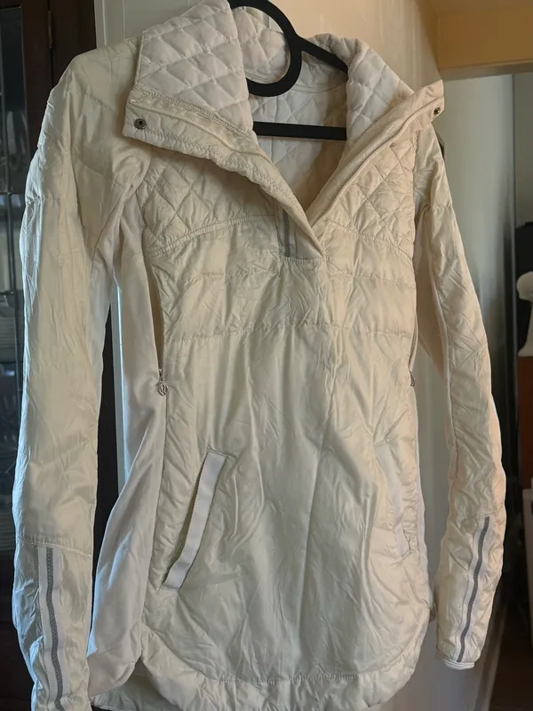 Lululemon What The Fluff Cream Pullover - Image 4