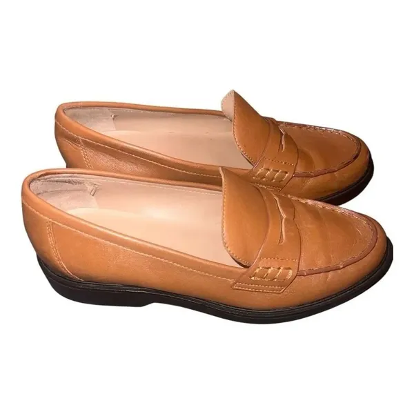✨NORDSTROM Lafayette Penny Sz 8 Loafer - Tan✨ - Image 9