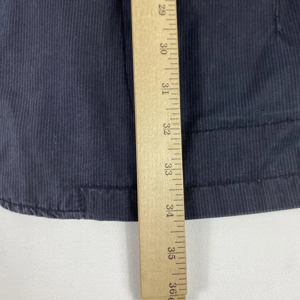 CG Blazer Sport Coat Mens XL Blue‎ Pinstripe Cotton Blend Two Button Jacket - Image 7