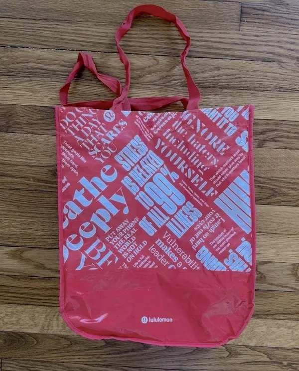 ♥️NEW Lululemon Reusable Shopping Bag Tote♥️ ~Lg FREE with a Lulu purchase - Image 3
