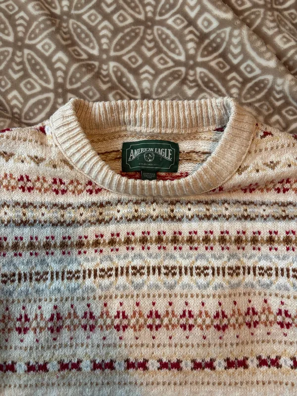 Isle American Eagle Women’s Fair Sweater - Image 3