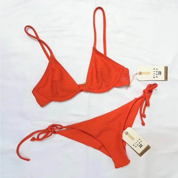 NWT Billabong Bikini Set - Coral Craze - XS/M - Image 6