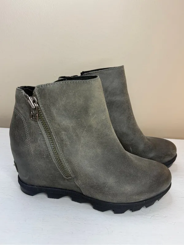 Women's Sorel Joan of Arctic Wedge II Zip sz 7 - Image 3