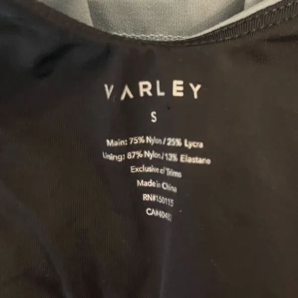 Varley Women’s FreeSoft Cori Muted Green‎ Lined Sports Bra Small - Image 4
