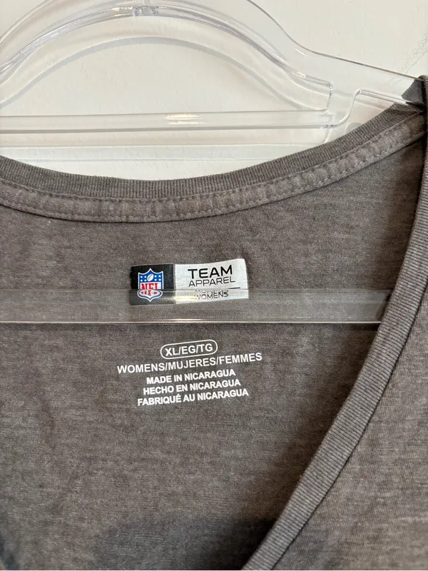 NFL Jacksonville Jaguars Logo Womens T-Shirt‎ grey size XL - Image 3