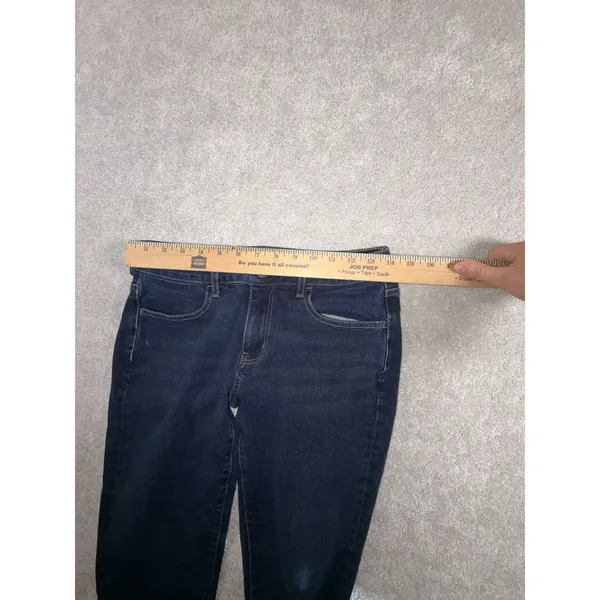 American‎ Eagle Outfitters Jeggings Size 6 Long Women's Stretch Blue Jeans - Image 8