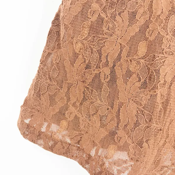Cinema Etoile Womens Vintage Brown Floral Lace Romantic Fairycore Tank Top Large - Image 3