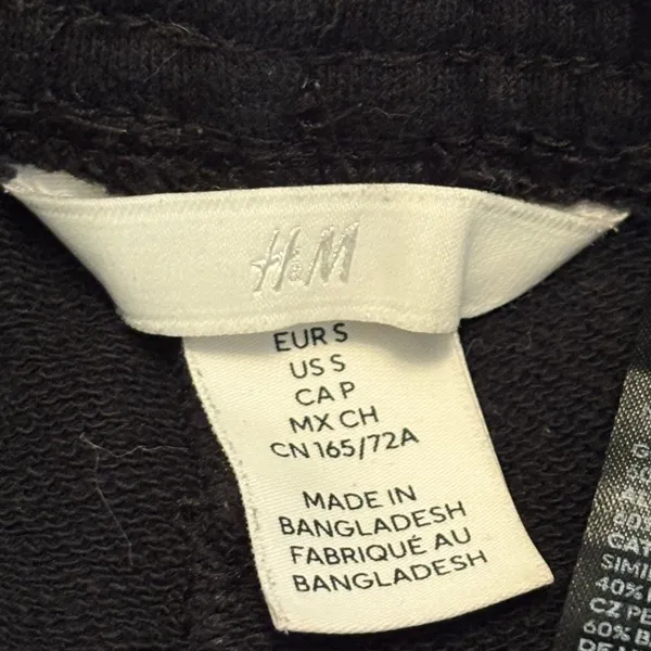H&M Black Athletic Women's Shorts - Image 2