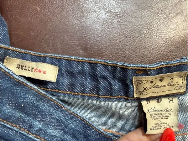 William Rast Women's Straight-Leg Jeans in Medium Blue Wash 98% cotton! - Image 4