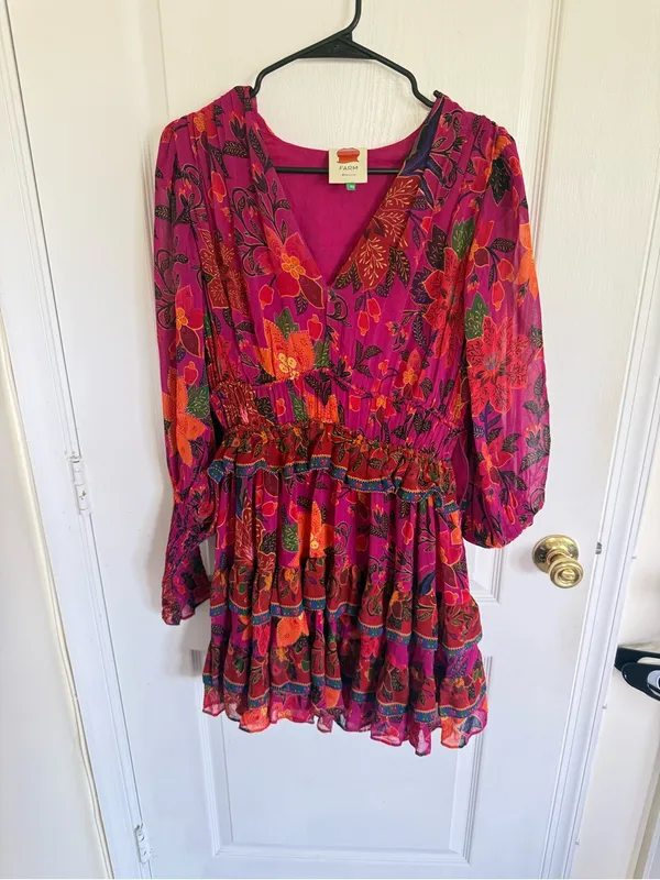 Farm Rio Tropical Tapestry Dress - Image 3