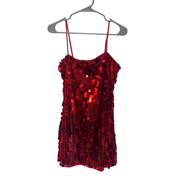 MORE TO COME x Emma Rose Yarina Mini Dress in Red XSmall New Womens Party - Image 5