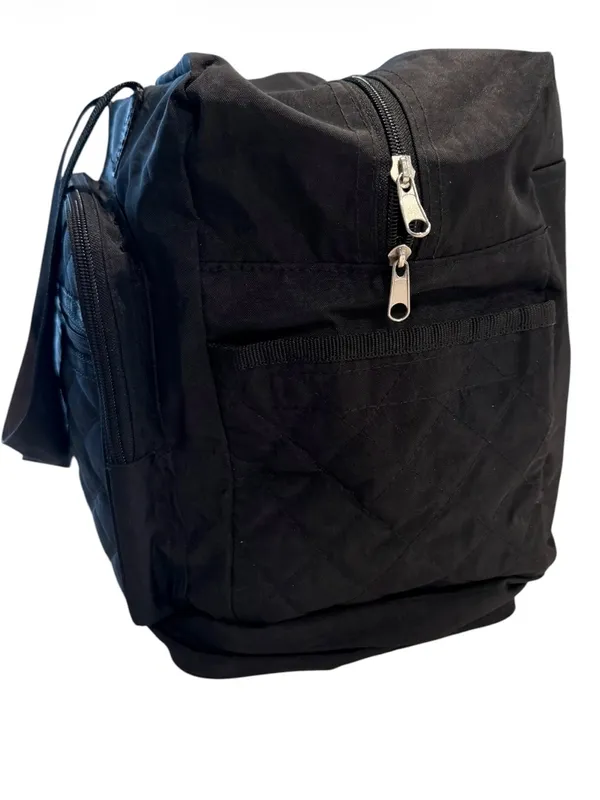 NWT Mayka Black Quilted Travel Duffel Bag - Image 5