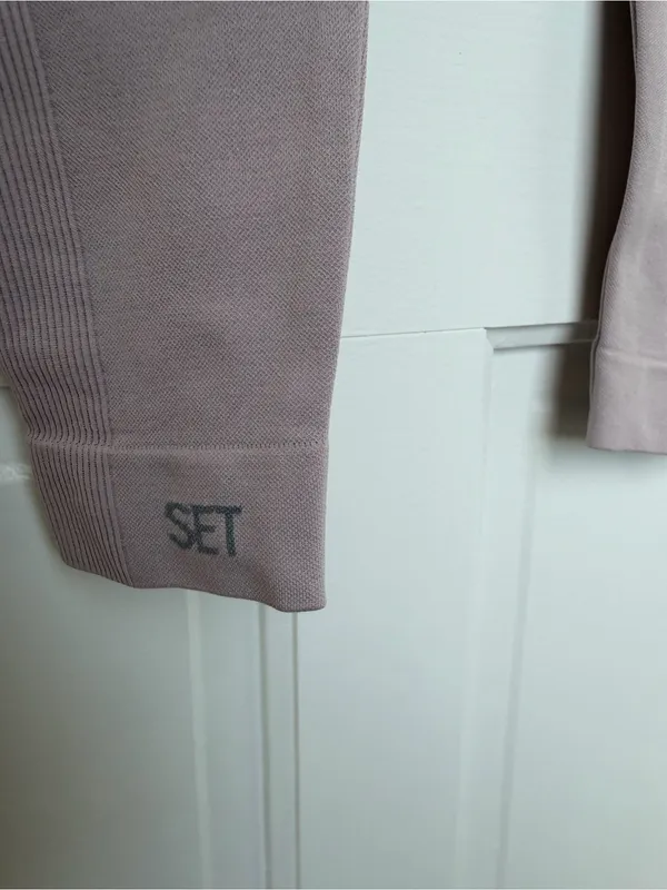 SET Active Sculptflex Seamless Leggings‎ Mauve Pink Size Small - Image 3