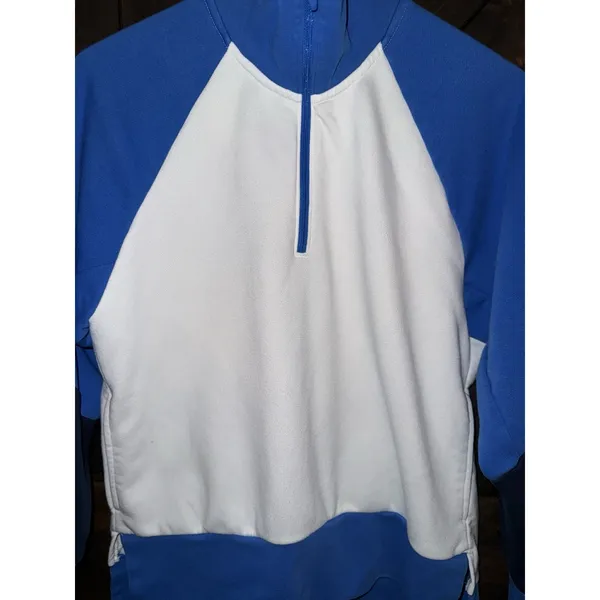Nike Dri Fit‎ Women's Just Do It 1/4 Zip Pullover Long Sleeve Sweatshirt Small - Image 4