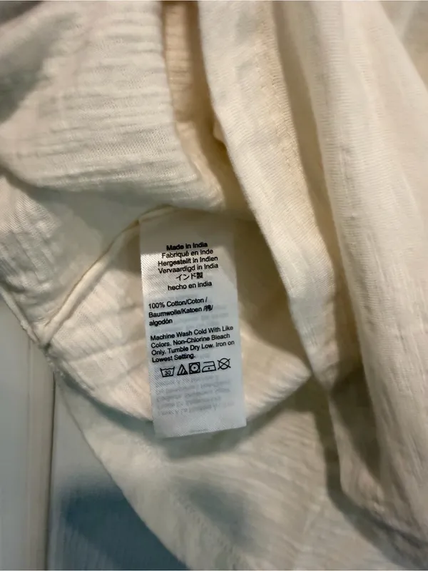 NWOT Free People We The Free Size XS Cream Crochet Trim Racerback Layer Tank Top - Image 7