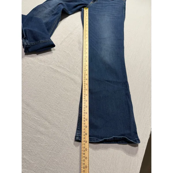 Hollister Mid-Rise Bootcut Jeans W32 Regular Blue Denim 14R 355D3408 - Image 10