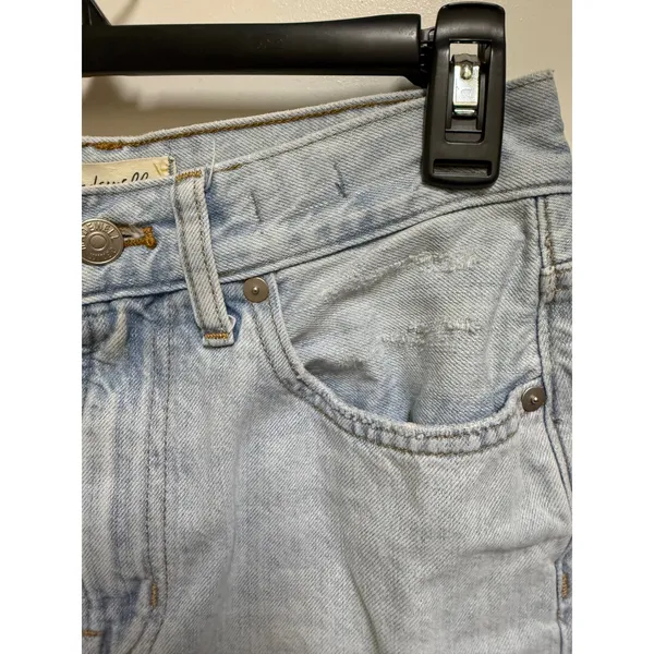 Madewell The Perfect Vintage Jeans 27 Light Wash High Rise Tapered Mom Denim - Image 5