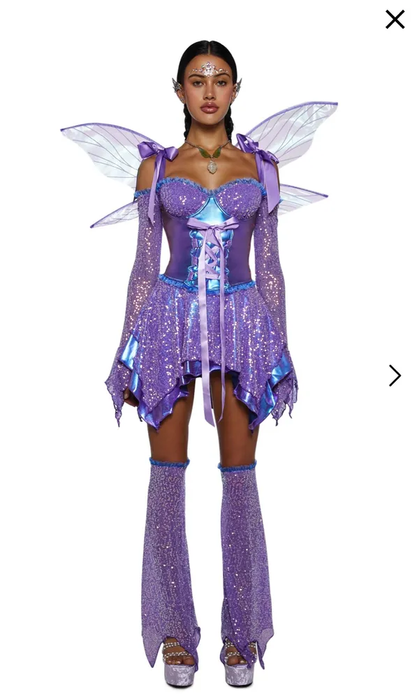 Dolls kill trickz n treatz cyber fairy costume XS - Image 4