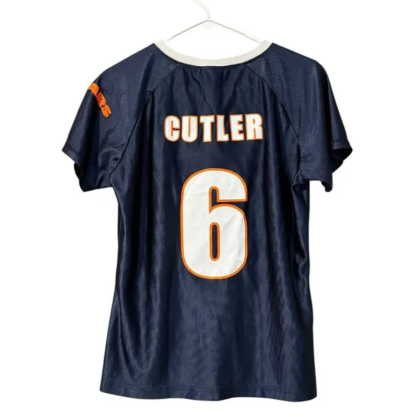 Chicago Bears Cutler 6 Women’s Large Jersey,‎ NFL Team Apparel Blue Football - Image 2
