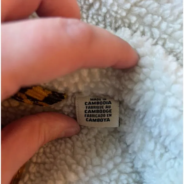 Levi Strauss & Co. Corduroy Sherpa Lined Tiger Stripe Trucker Jacket - Image 3