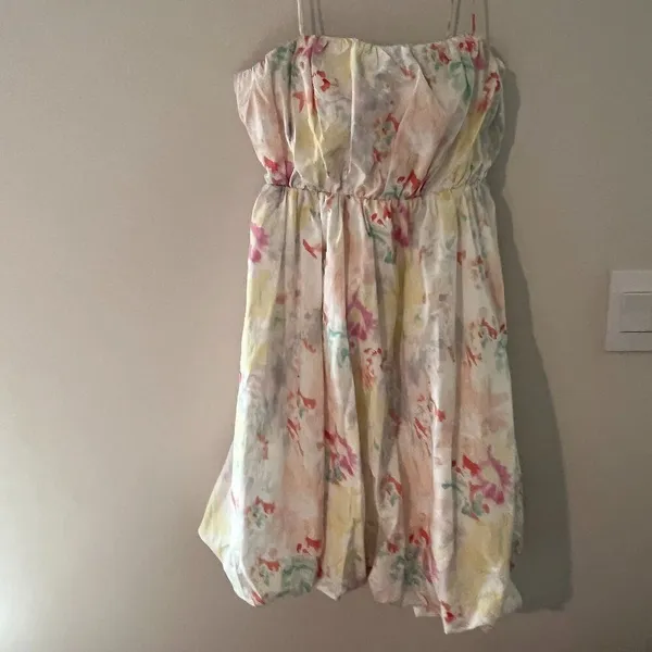 & Other stories printed floral bubble party dress size‎ 6 - Image 6