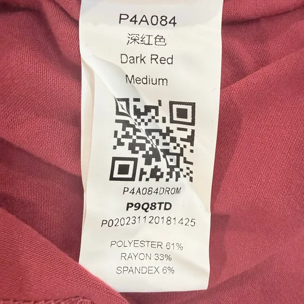 Red Sleeveless Dress V Neck Women’s Medium Stretch Fit NEW - Image 5