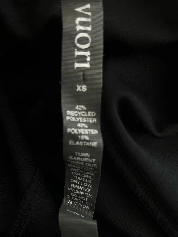 Vuori Lux Ribbed Split Bootcut Leggings Charcoal Grey High Rise XS - Image 12