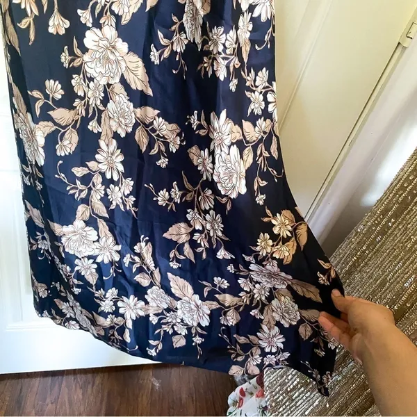 Bec & Bridge Dress‎ Opaline Floral Silk Strap Maxi Cutout Wedding Multi 6 NWT - Image 5