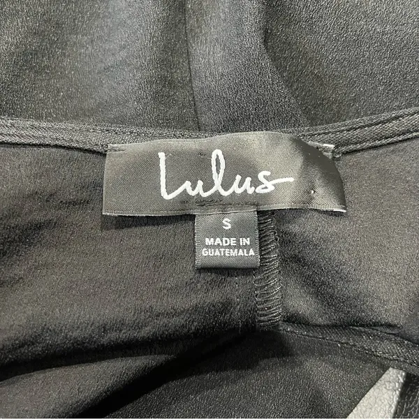 Lulus Maxi Dress Size Small Black Tank Minimalist Slinky Casual Beach Vacation - Image 7