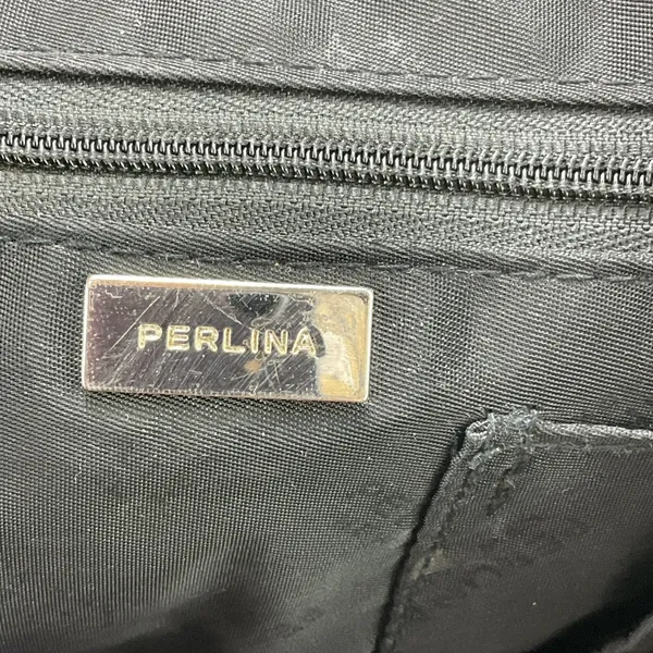 Perlina Magenta Leather Backpack With‎ Flap Drawstring Closure Side Zipper VTG - Image 12