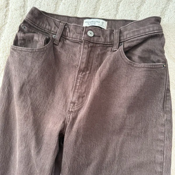 Abercrombie & Fitch The 90s Straight Ultra High Rise Size 2 - Image 5