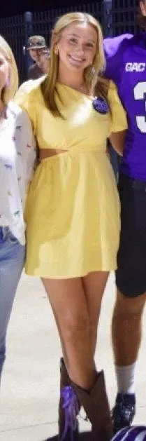 Boutique Dress Yellow - Image 2