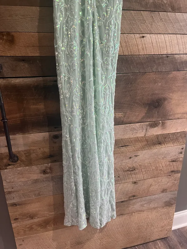 Windsor Sage Green Dress - Image 7