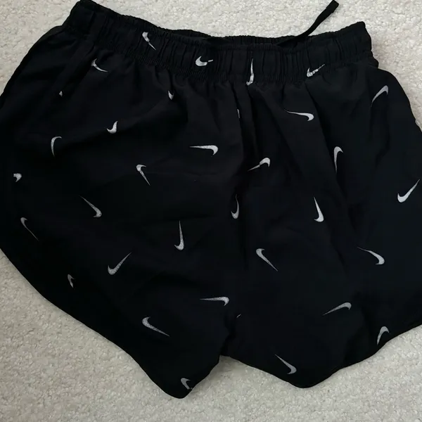 Nike Women’s Tempo Running Short Black Logo - Image 2