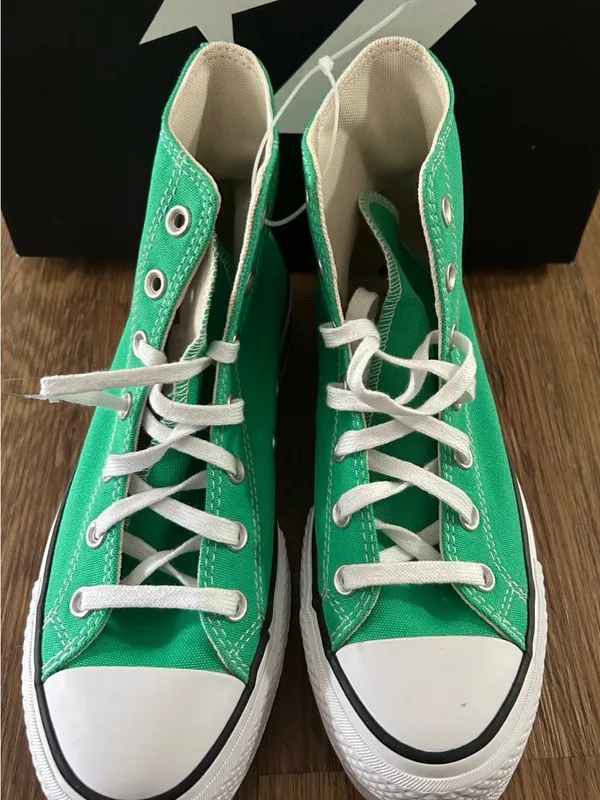 CONVERSE CTAS lift platform green lace up shoes sneakers women’s 7.5 new - Image 2