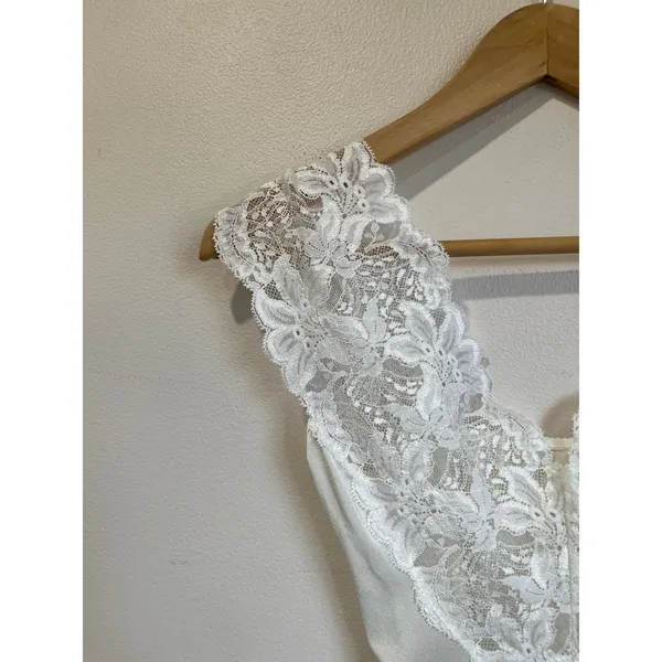 Vintage Henson Kickernick Lace‎ Teddy Lingerie Romantic Cottagecore Size S - Image 3