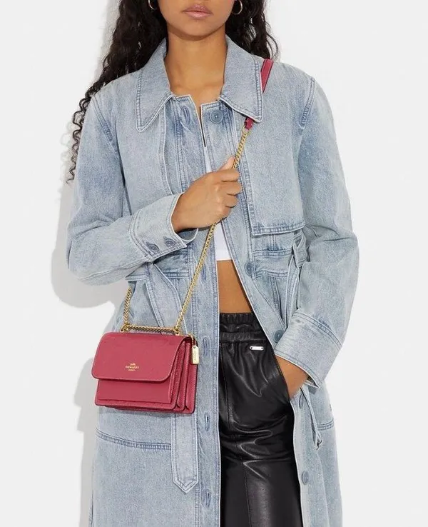 Coach Mini Klare Embossed Crossbody Bag - Image 11