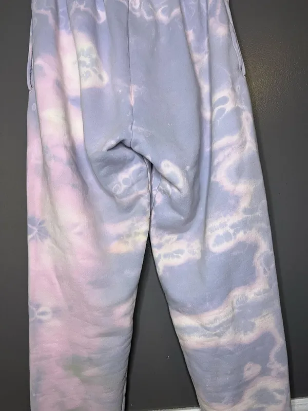 SET ACTIVE Sweatpants Womens Medium Multicolor Tie Dye French Terry Joggers - Image 8