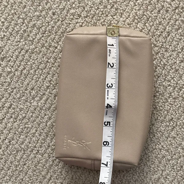 NEW Yves Saint Laurent YSL Beauté Tan Cosmetic Pouch Beauty Bag Travel - Image 8