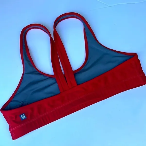 Jolyn Red Lauren Sports Bra - Image 4