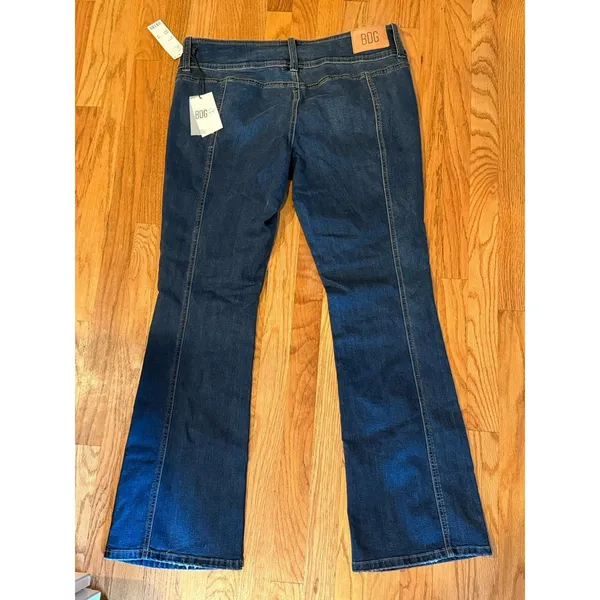 Y2K Urban Outfitters BDG Flare Jeans Size 34‎ Streetwear Blue Boot Cut NWT - Image 2