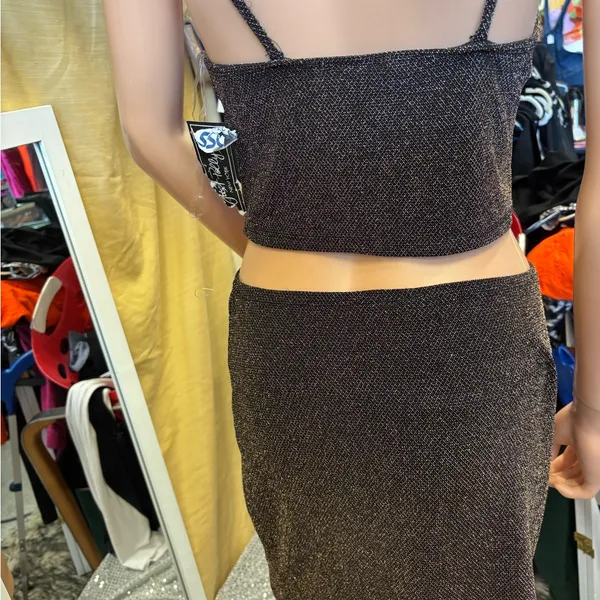 Oh Polly Shimmering‎ Black Dress - Image 4